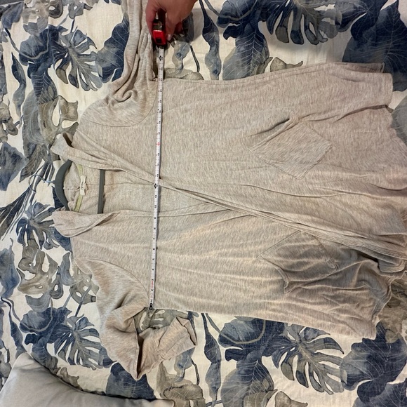 Women's Beige Hooded Sweater - Picture 6 of 7